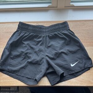 Girls Black Nike Athletic Shorts